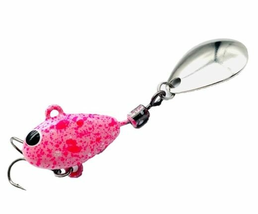 Блесна Тейл-Спиннер для рыбалки Uf-Studio Hurricane 42g #Pink — фото 1