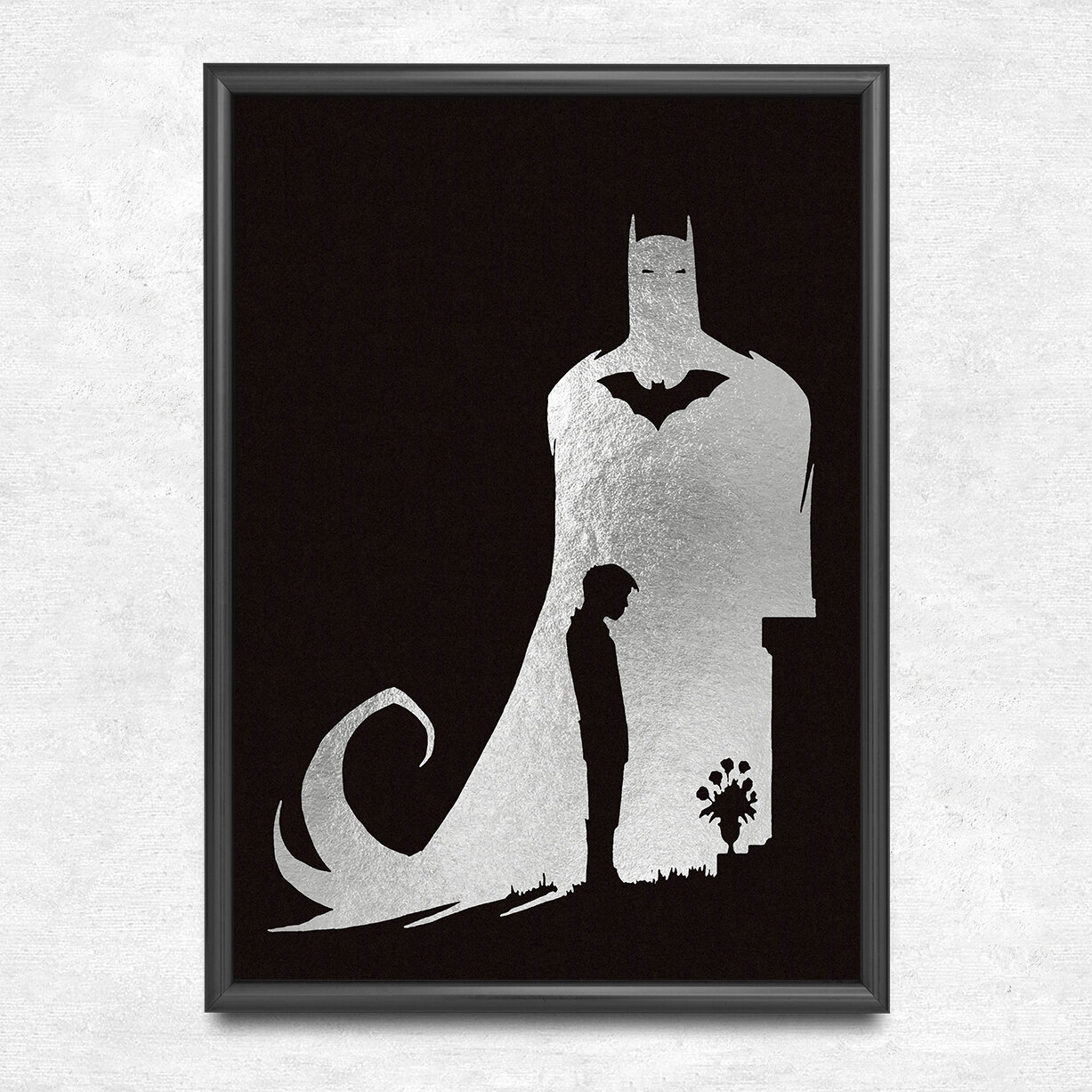 Постер на стену Бэтмен / плакат интерьерный Batman. Бетмен. Темный рыцарь. Супергерой