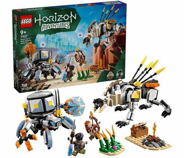 Конструктор LEGO Horizon Adventures 77037 Элой и Варл против Shell-Walker & Sawtooth (Lego 77037)