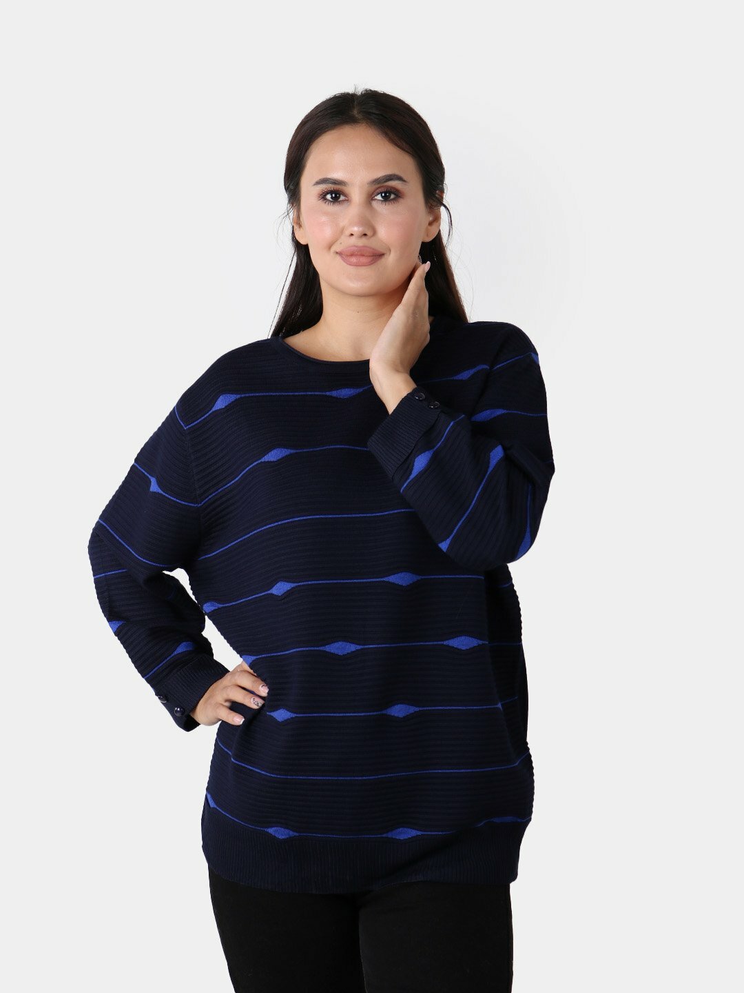 Туника , размер One Size, синий — фото 1