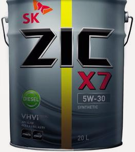Изображение товара Масло моторное ZIC X7 5w30 Diesel 20л 192610