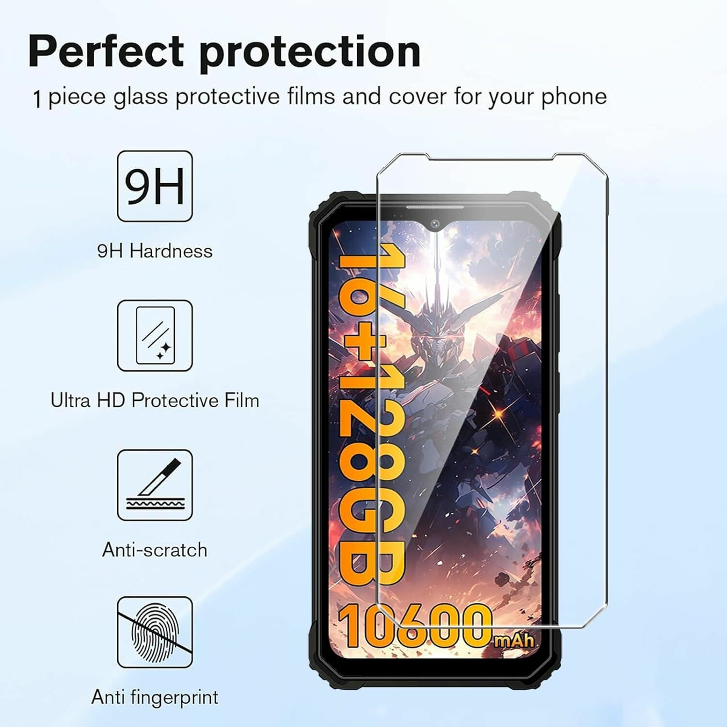 Защитное стекло MyPads для Oukitel WP23Pro (6.52") (4 шт) — фото 1