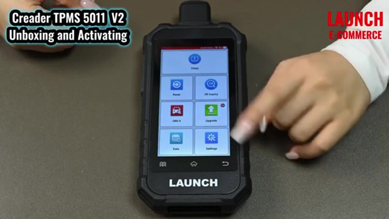LAUNCH X431 Creader TPMS 5011 V2 Датчик программирования давления в шинах Сканер Поддерживает все 315/433 МГц с 12 сервисными функциями, TPMS 5011 — фото 1