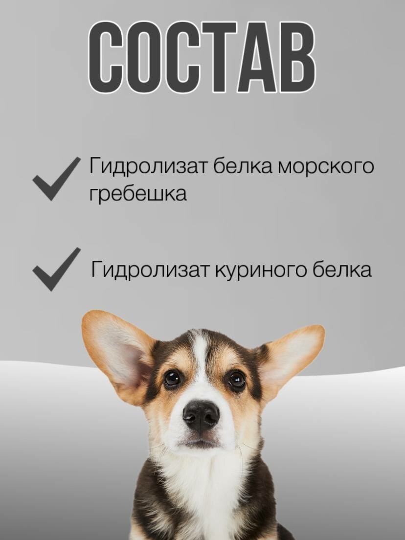 Кальций пептид Silver Track, для собак, для зубов, костей и суставов, 20 г для собак от 5кг — фото 1