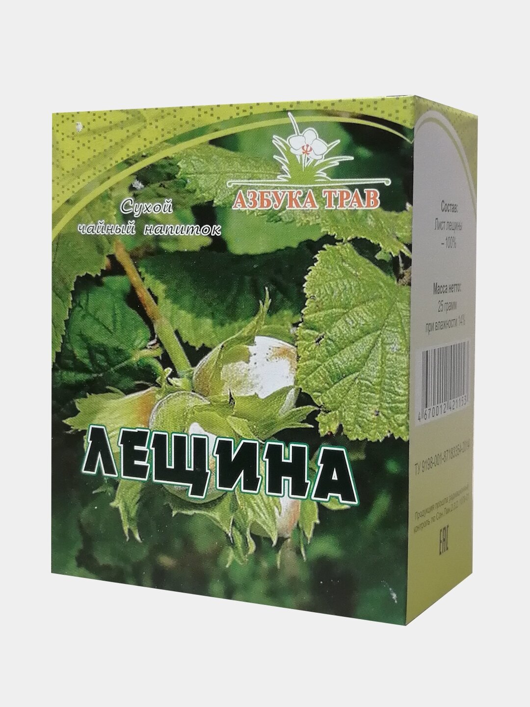 Лещина лист, 25 грамм (Азбука трав) (производство Алтайский край)