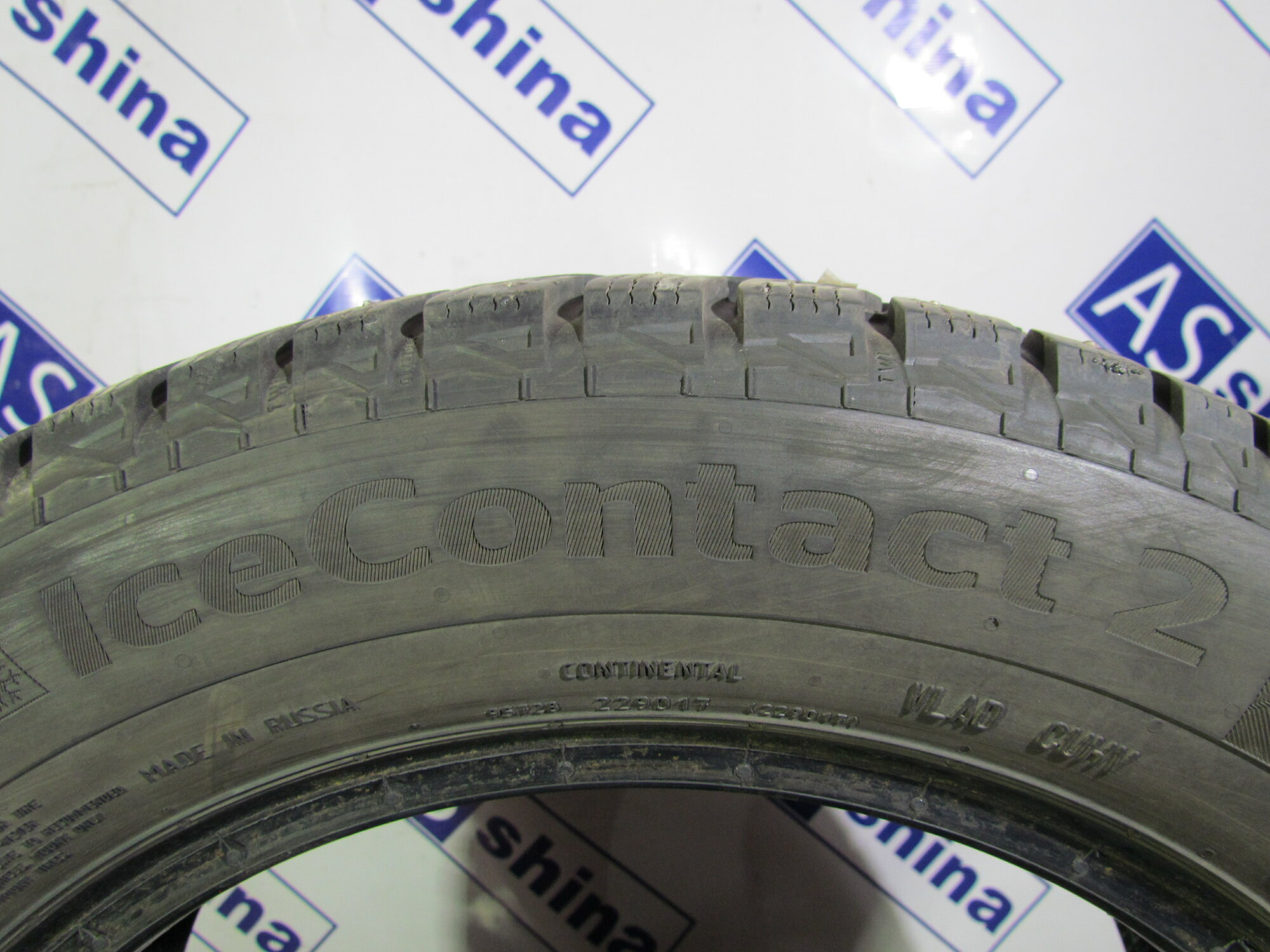 Continental ContiIceContact 2 185 65 R15 зимние шипованные БУ шины износ до 5% , артикул 0007949 — фото 1