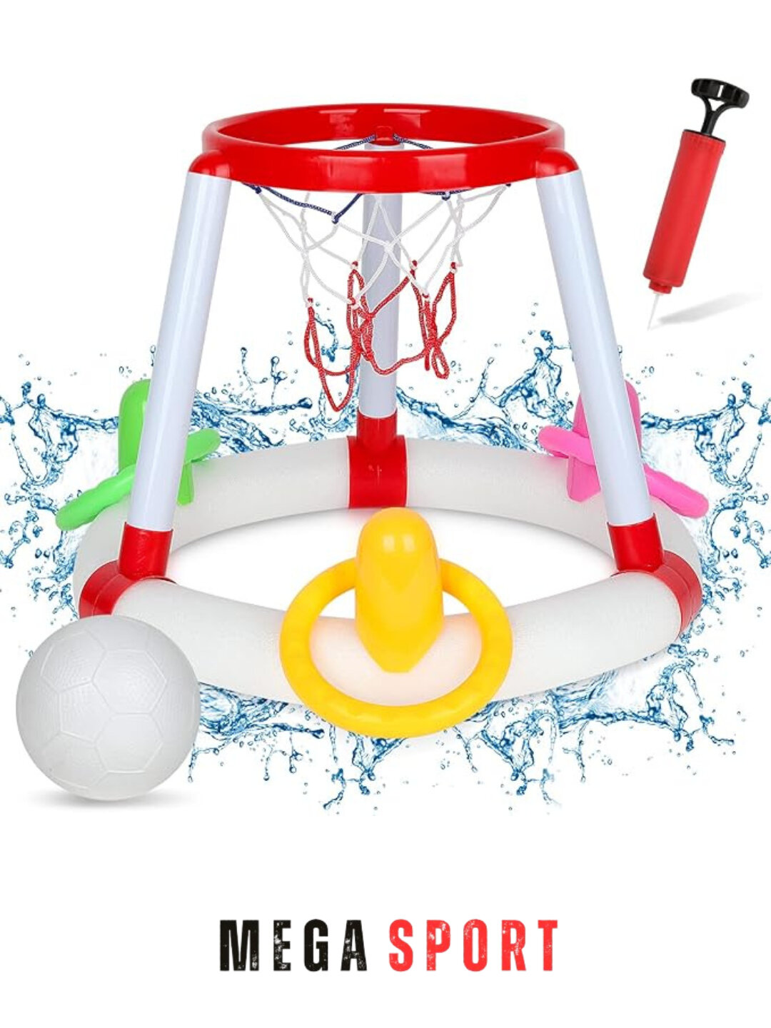 Водная игра с сеткой и мячом — фото 1