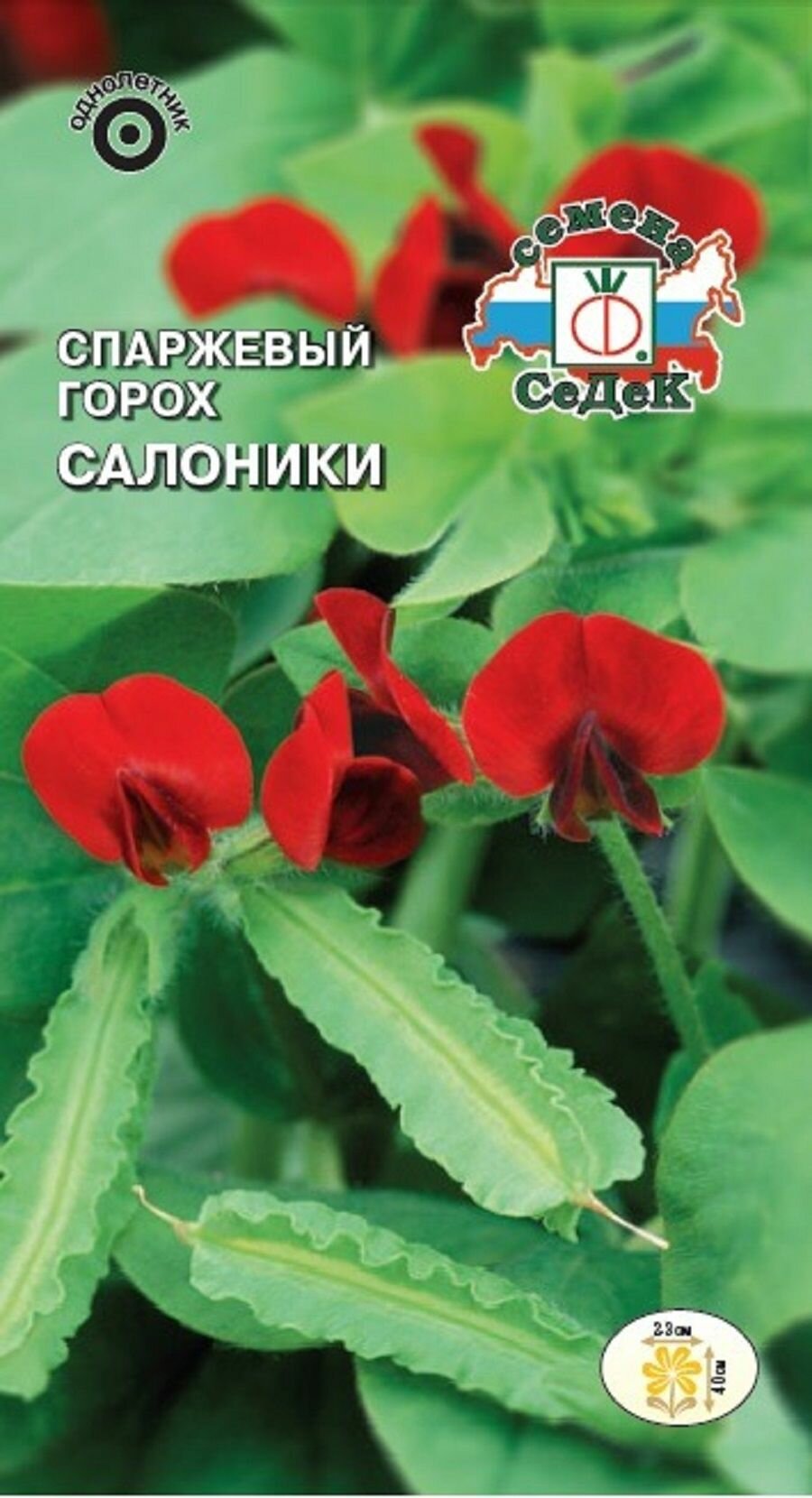 Спаржевый горох Салоники (ярко-красный) 0,5г / Седек