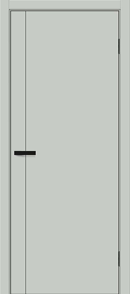 Межкомнатная дверь Браво-0.10. П (BS: P3/4K) 200*90 + коробка Т32 3 шт + наличник 5 шт, Grey Silk (Bravo)