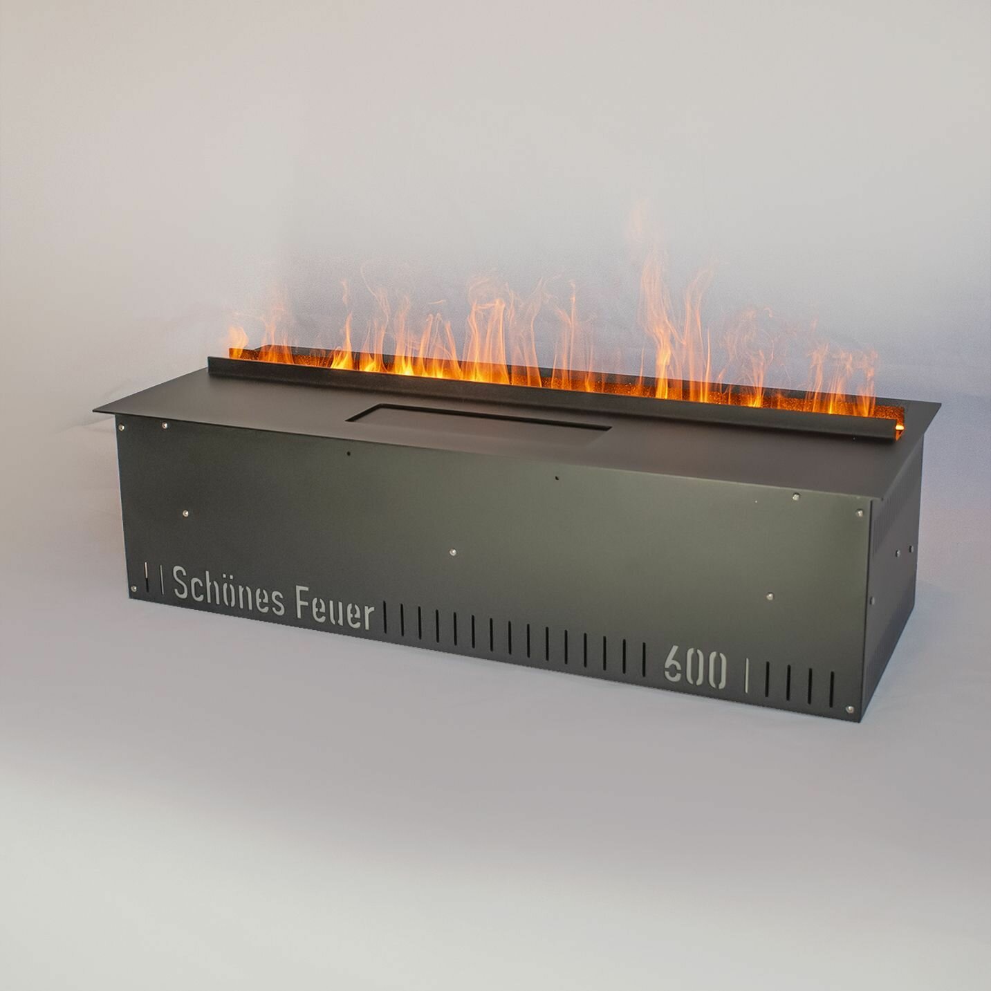 Электрический камин Schones Feuer 3D FireLine 600 (длина 63 см.) с управлением Яндекс Алисой и 3D эффектом 