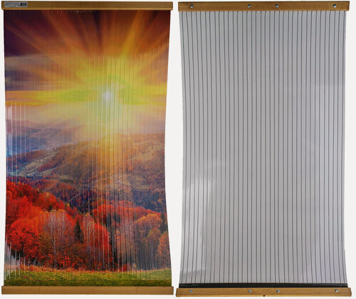 Изображение товара Обогеватель настенный инфракрасный электрообогреватель-картина Домашний Очаг "Осенний лес" 500 Вт, 105х60 см