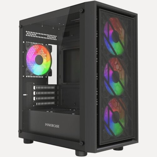 Изображение товара Корпус Powercase Mistral Micro EM16, черный (CMMEM16B-L4)