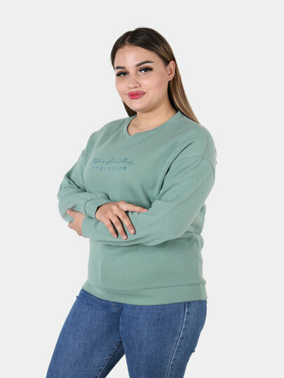 Свитер размер 48, , темно-бирюзовый — фото 1