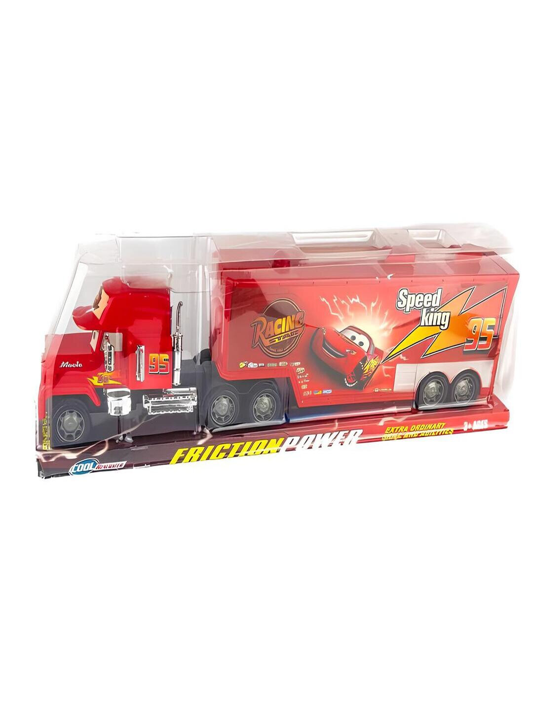 Игрушечные машинки “Молния МакКуин и Мэтр” - Алый — фото 1