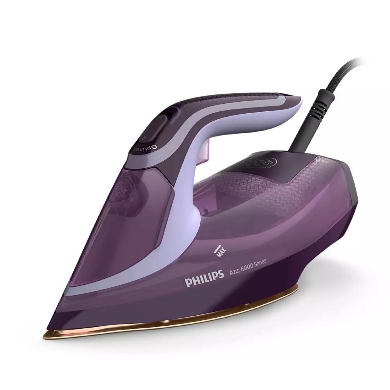 Паровой утюг Philips Optimal Temp DST8021, металлокерамическая подошва