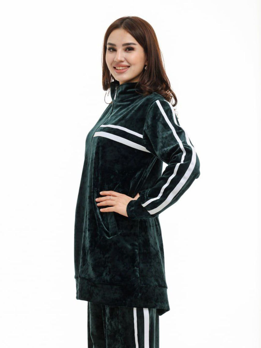 Комплект одежды , размер 46-52, зеленый — фото 1