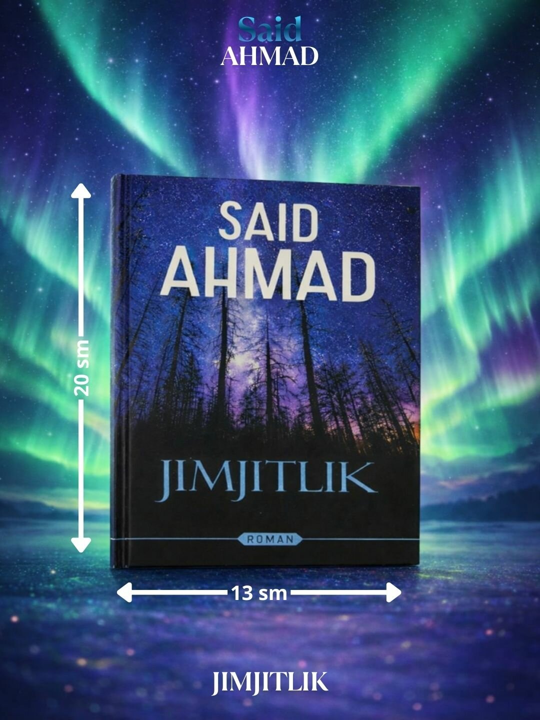 Книга, Жимжитлик, Саид Ахмад, роман, на узбекском, латиница, — фото 1