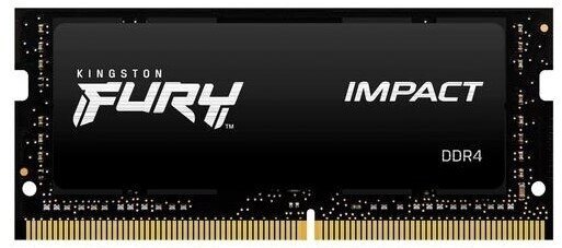Оперативная память Kingston Fury Impact 8Gb DDR4 3200MHz SO-DIMM (KF432S20IB/8)