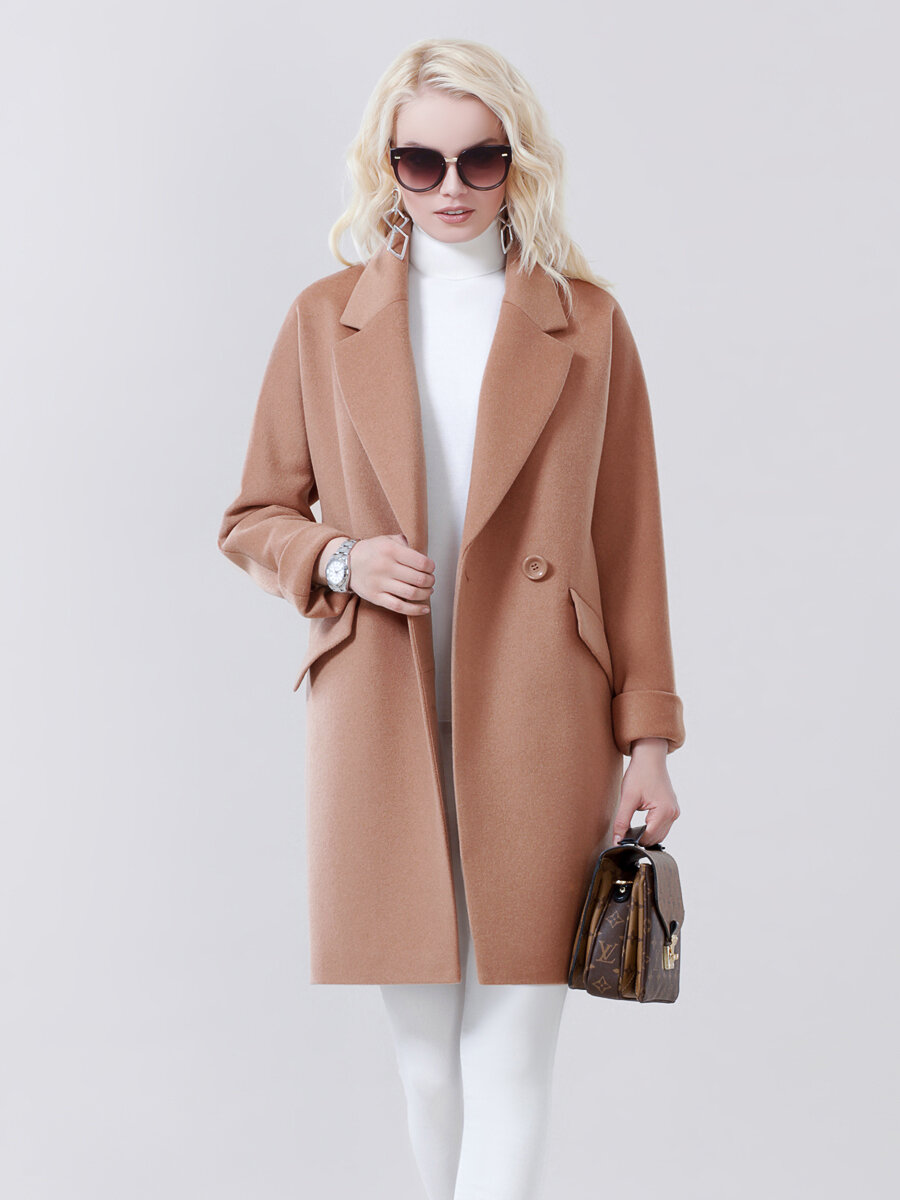 Пальто Avalon, размер 44/170, карамель — фото 1