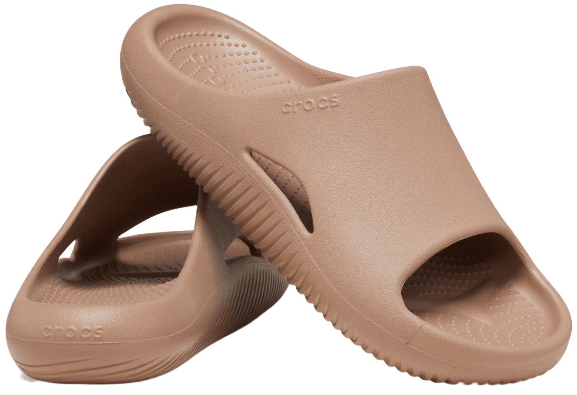 Шлёпанцы Crocs Mellow Recovery Slide, размер M6/W8 US, коричневый — фото 1