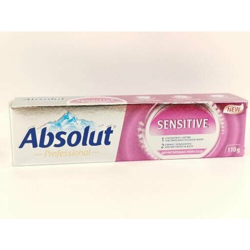 ABSOLUT Professional accent sensitive 110 г Профилактическая антибактериальная зубная паста зубная паста мексидол professional white 65 г