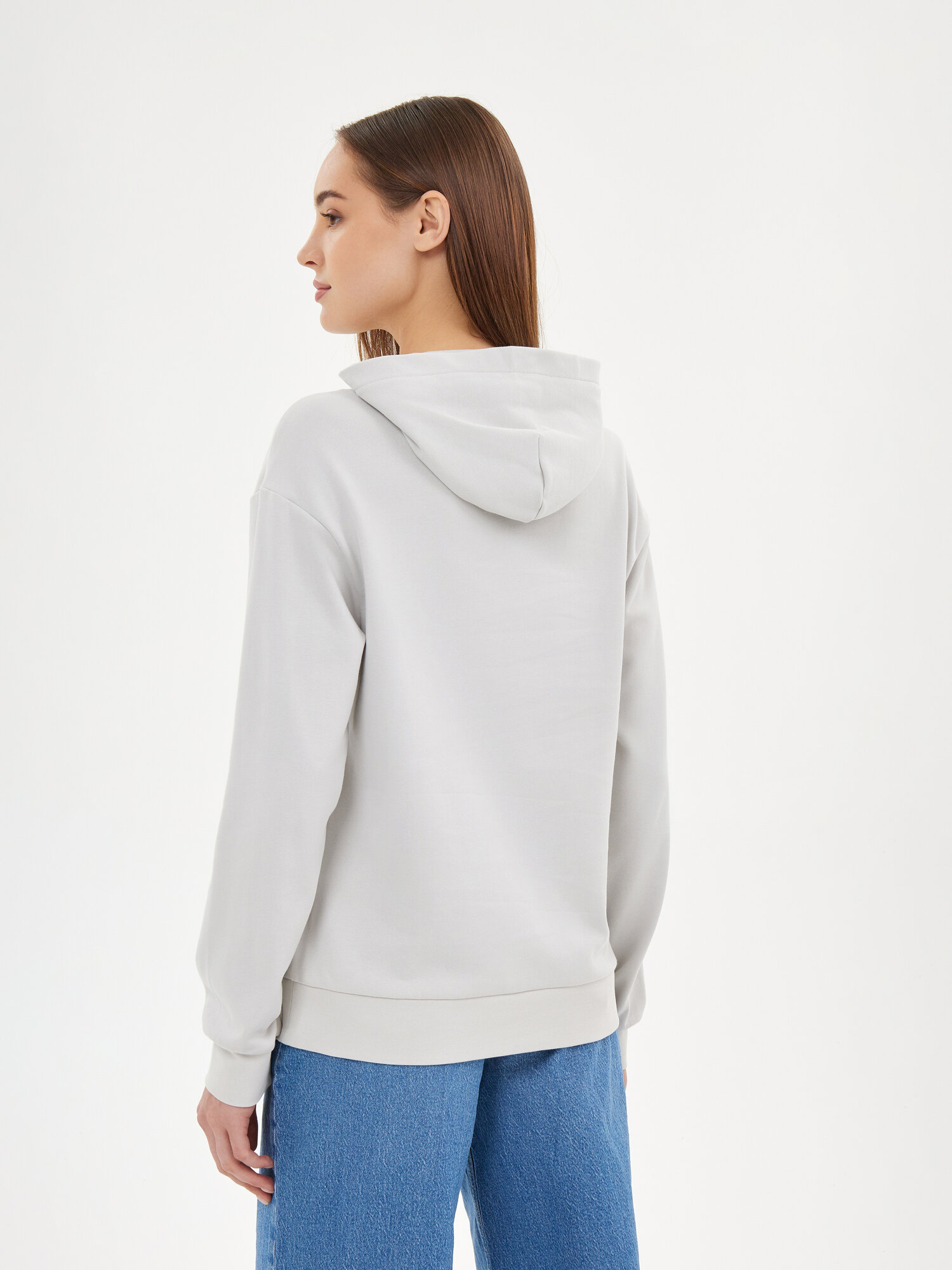 Свитшот спортивный EA7 EMPORIO ARMANI, размер L, , серый — фото 1