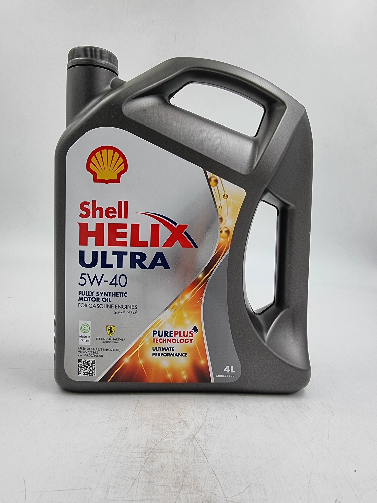 Моторное масло SHELL Helix Ultra 5W-40 4л. синтетическое [550055905] - фото №5