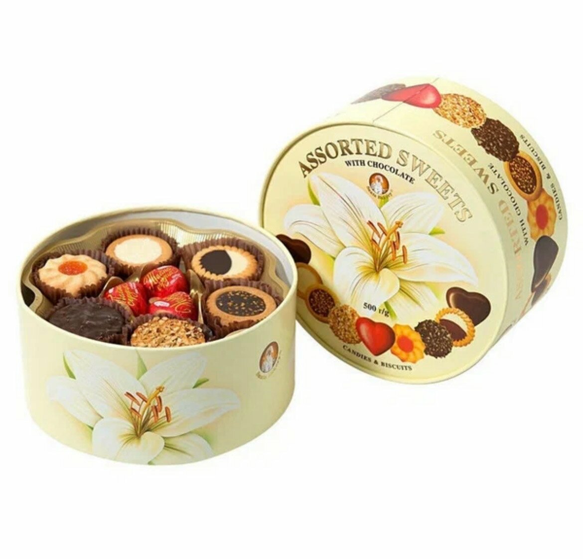 Печенье и конфеты Santa Bakery "Assorted Sweets", 500г. — фото 1