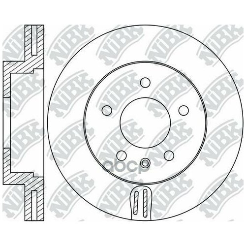 Диск Тормозной Передний Vw Touareg/Porshe Cayenne Nibk Rn1235set NiBK арт. RN1235SET