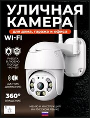 Smart Wi-Fi камера видеонаблюдения, HiseeSe,5МП, датчик движения, ночная съемка, поворотная, обратная связь, для улицы и помещений