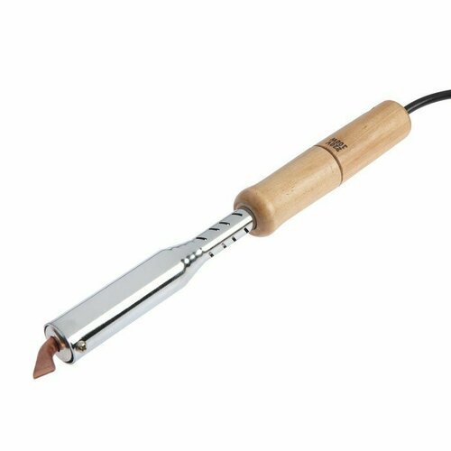 Паяльник тундра деревянная рукоятка плоское медное жало 100 Вт 220 В комплект из 2 шт 167000₽