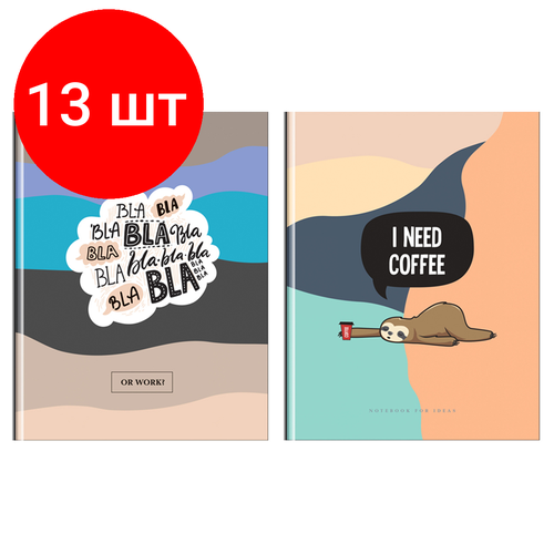 Комплект 13 шт, Бизнес-блокнот А5, 80л, BG 