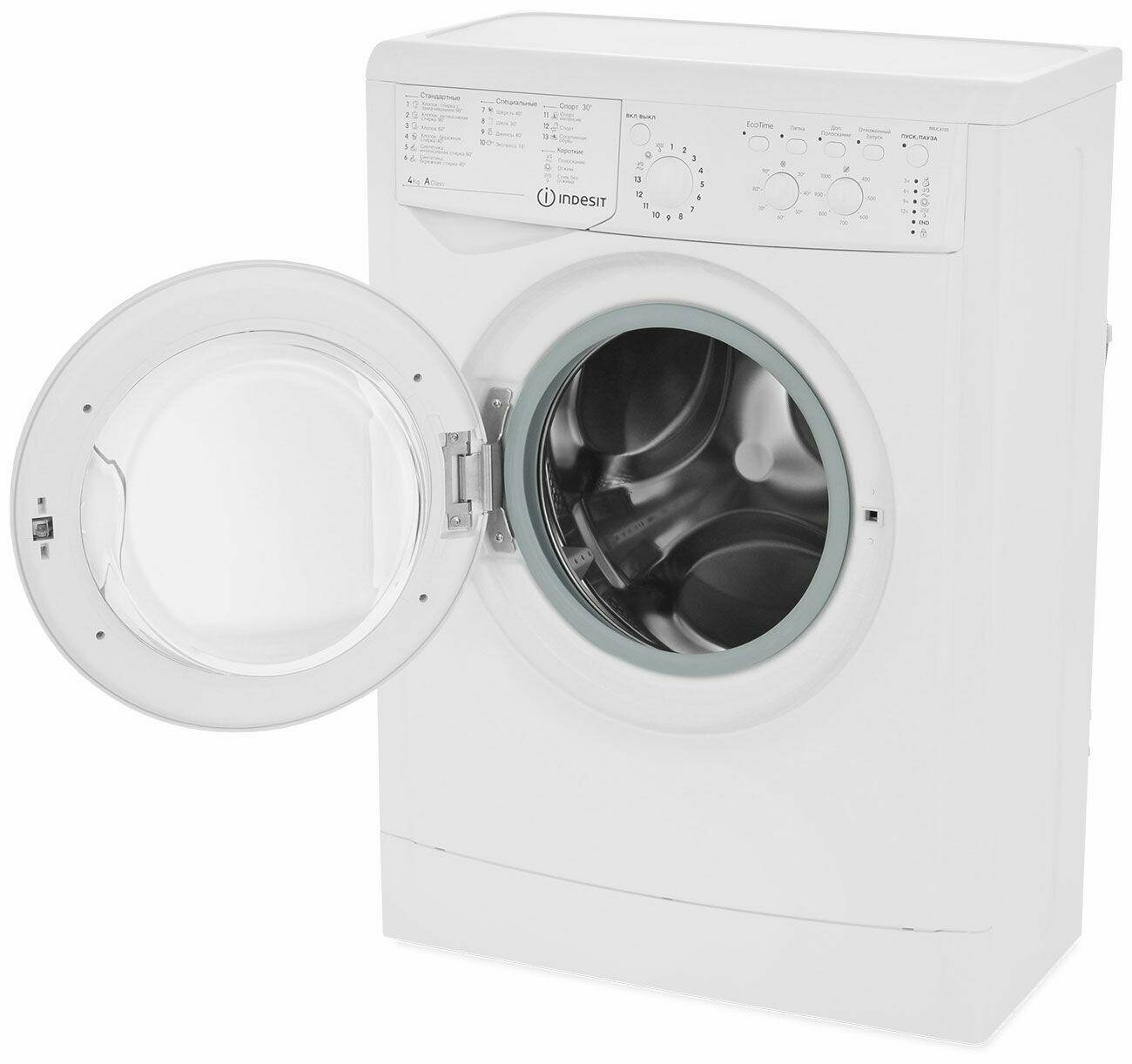 Стиральная машина Indesit IWUC 4105 , 4кг, 1000 оборотов, узкая — фото 1