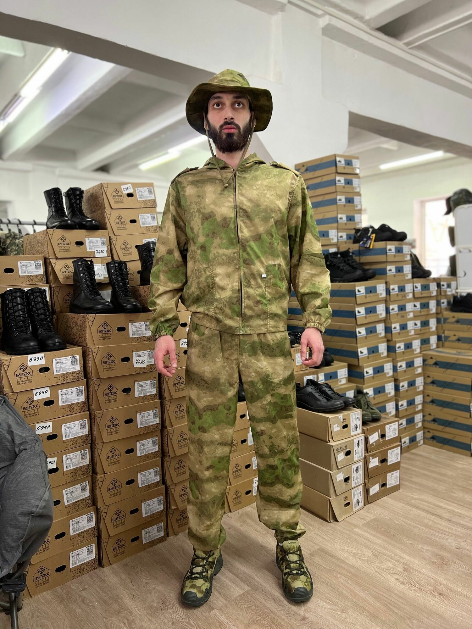 Комплект одежды ГОРЕЦ, размер 56/170-176, зеленый — фото 1