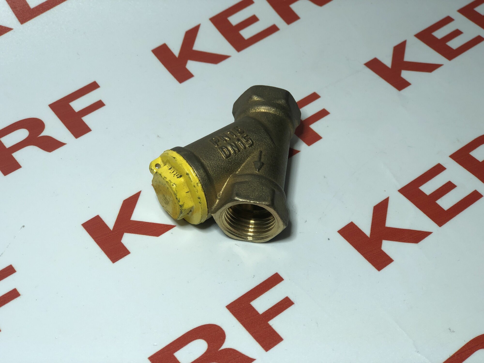 фото Фильтр сетчатый газовый ду-15 магнитный "баз" (01051216)/оригинал!