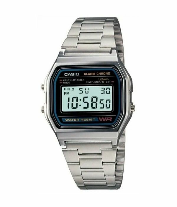 Наручные часы CASIO, серебряный, черный