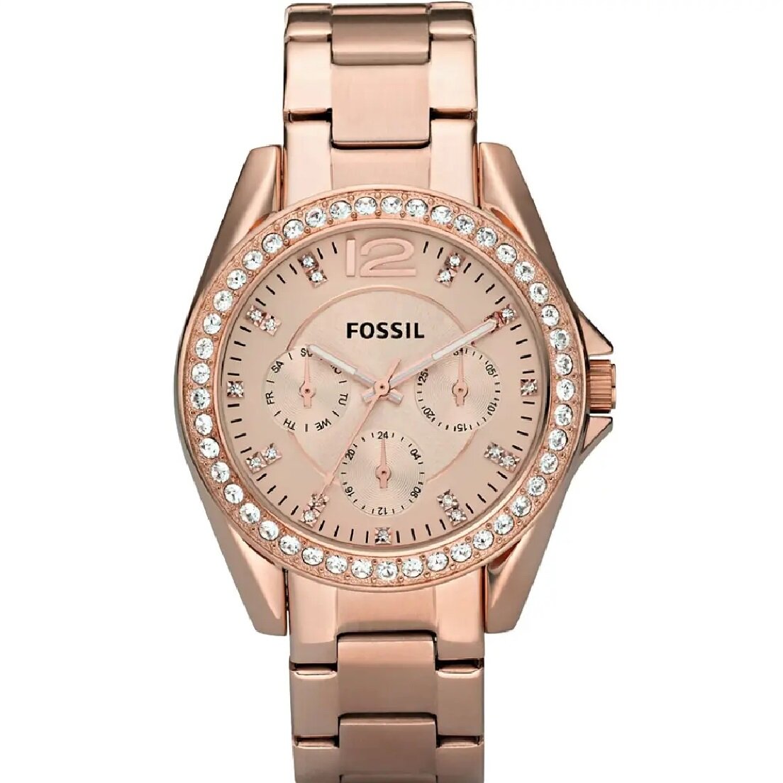 Наручные часы FOSSIL Riley, золотой, розовый