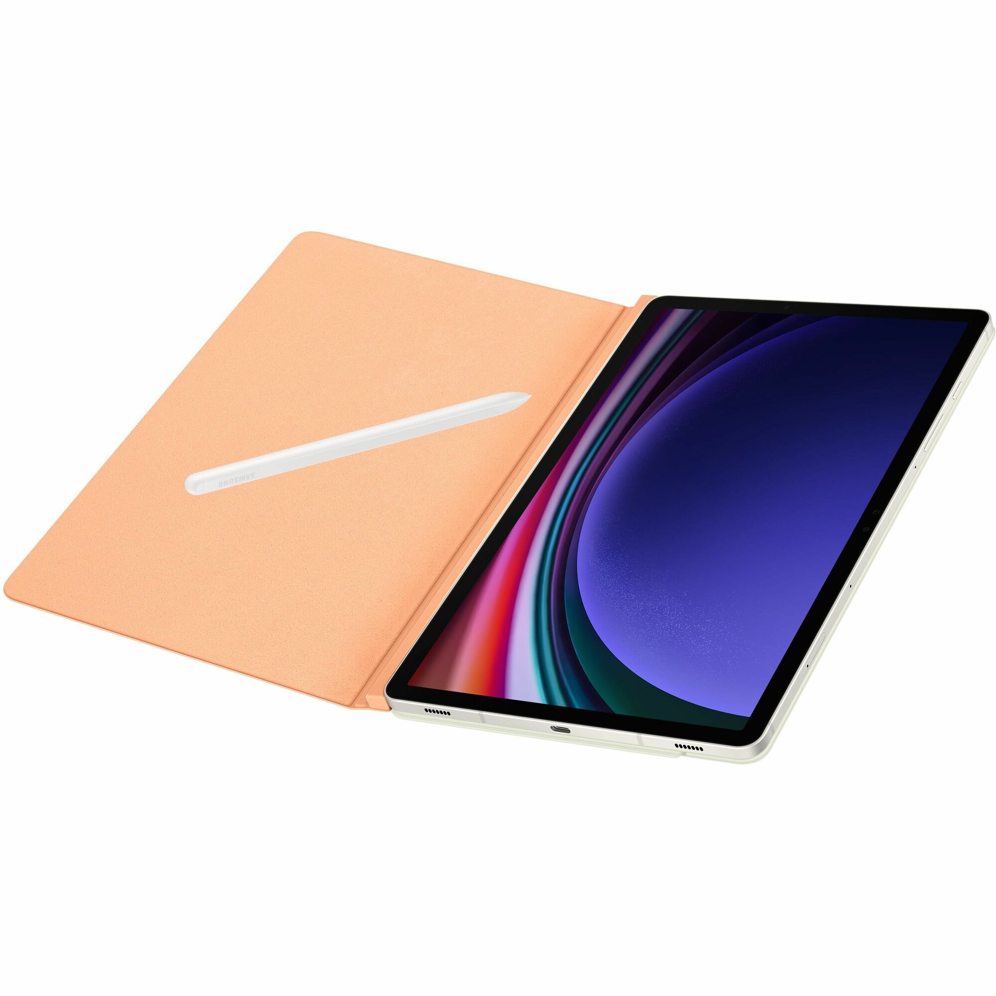 Чехол-книжка Samsung Book Cover Tab S9/S9 FE, оранжевый — фото 1