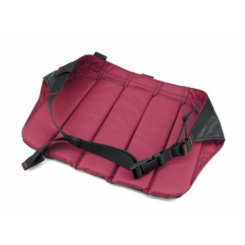 Эргономичное туристическое сиденье пятиточечник, хоба, черная, толщина 2см