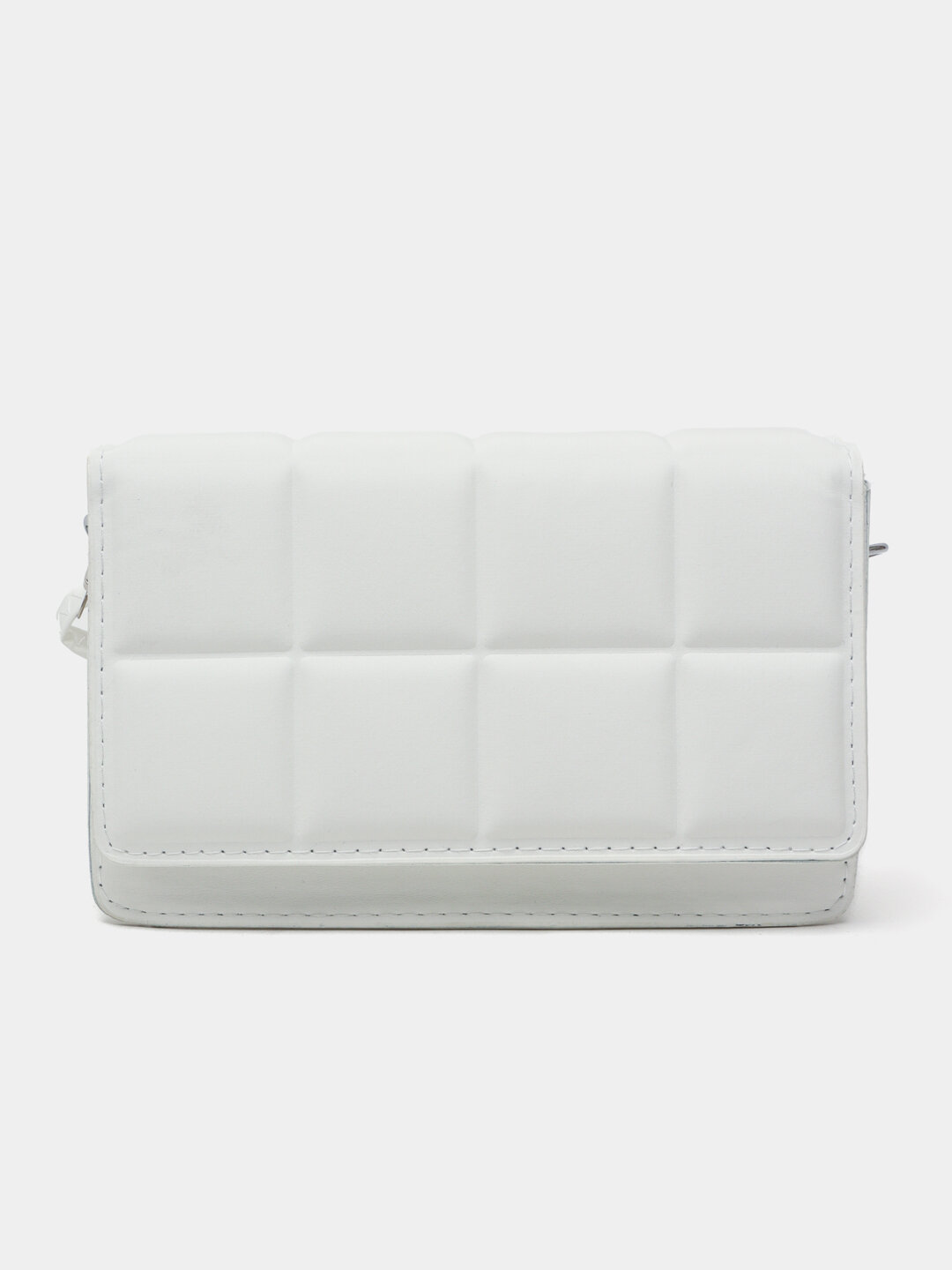Сумка  MINI-QUAD Bag 2025, фактура матовая, гладкая, белый,
