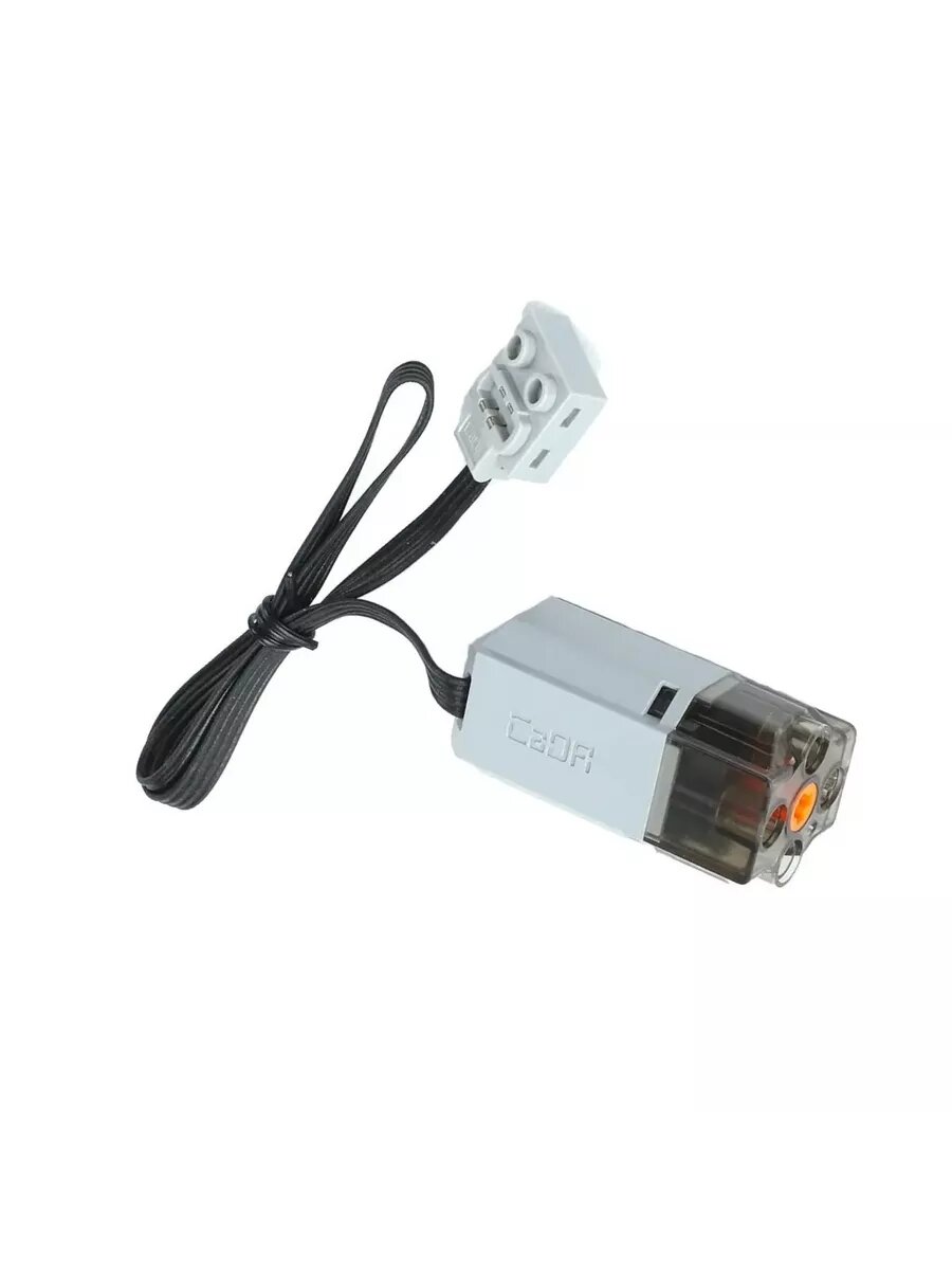 Мотор коллекторный CaDa M-Motor JV5030, для конструкторов Technic, 1 шт, серый