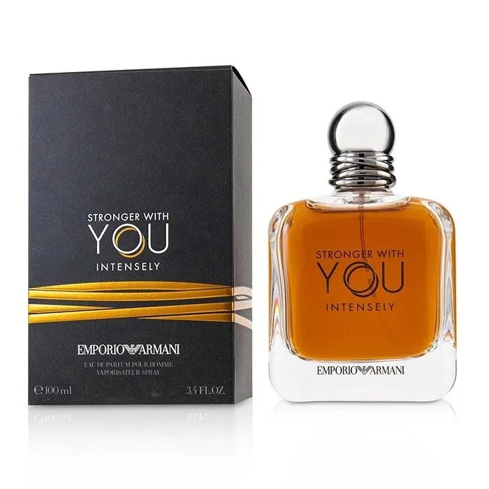 Парфюмерная вода для мужчин, мужские духи Emporio Armani Stronger With You Tobacco Giorgio Armani, 100 мл