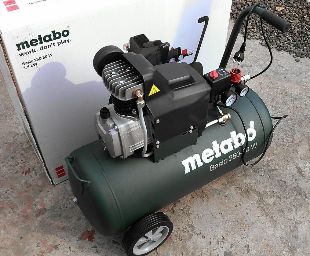 Компрессор масляный Metabo Basic 250-50 W 50 л 15 кВт