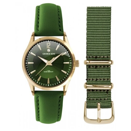 фото Наручные часы george kini часы наручные george kini gk.23.2.5y.111, зеленый, золотой