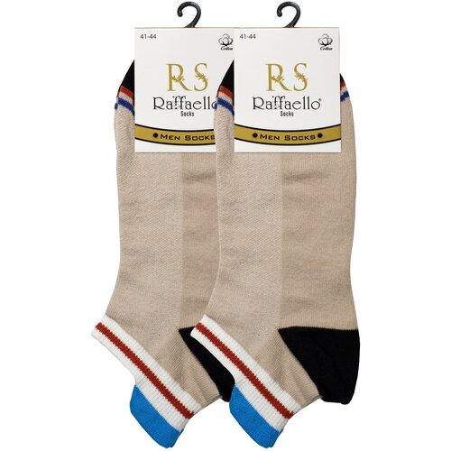 Носки Raffaello Socks, 2 пары, размер 41-44, бежевый носки raffaello socks 2 пары размер 41 44 белый