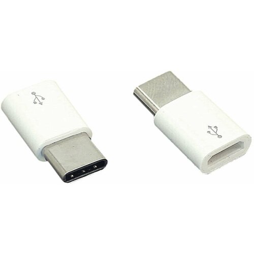 Переходник-адаптер Micro USB - USB Type-C белый