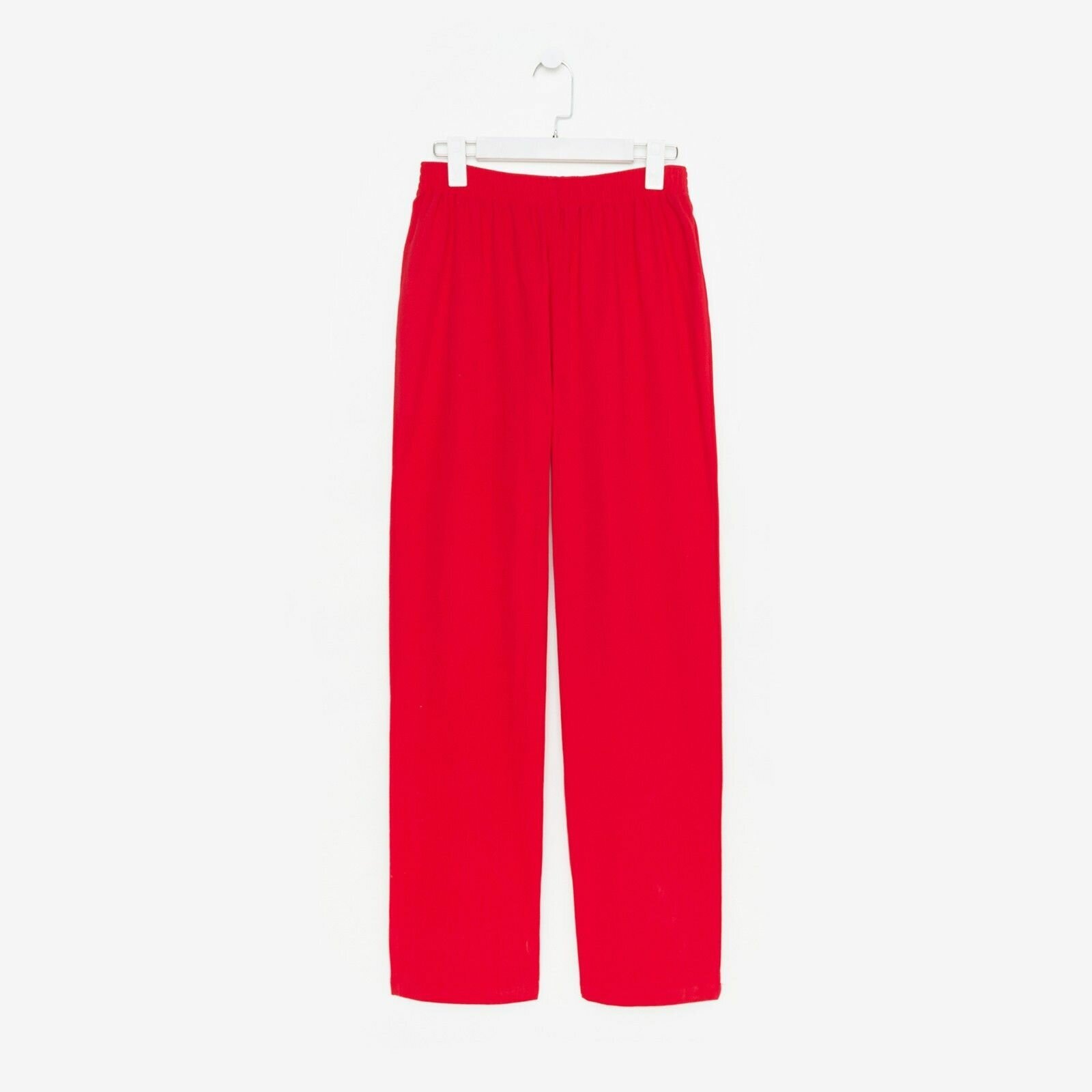 Пижама Kaftan, рубашка, брюки, длинный рукав, размер 52-54, красный - фотография № 5
