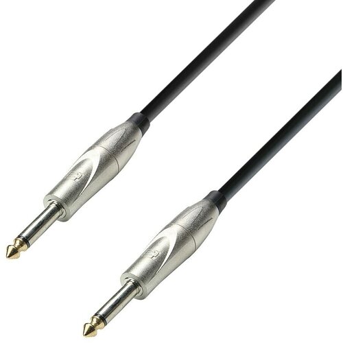 Кабель аудио JACK mono 6.3mm – JACK mono 6.3mm, 1 метр