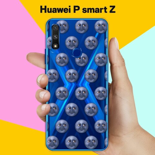 Силиконовый чехол Луна на Huawei P smart Z силиконовый чехол корги узором на huawei p smart z