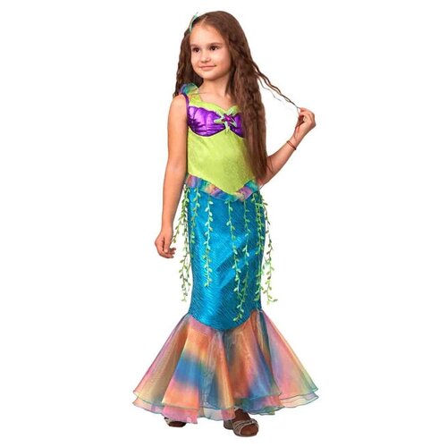 Батик Карнавальный костюм Русалка, рост 134 см 21-7-134-68 платье радуга дети однотонное размер 34 134 розовый